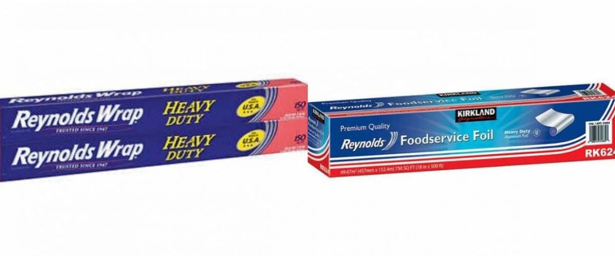 Reynolds Wrap and Kirkland Signature Reynolds Foodservice Foil