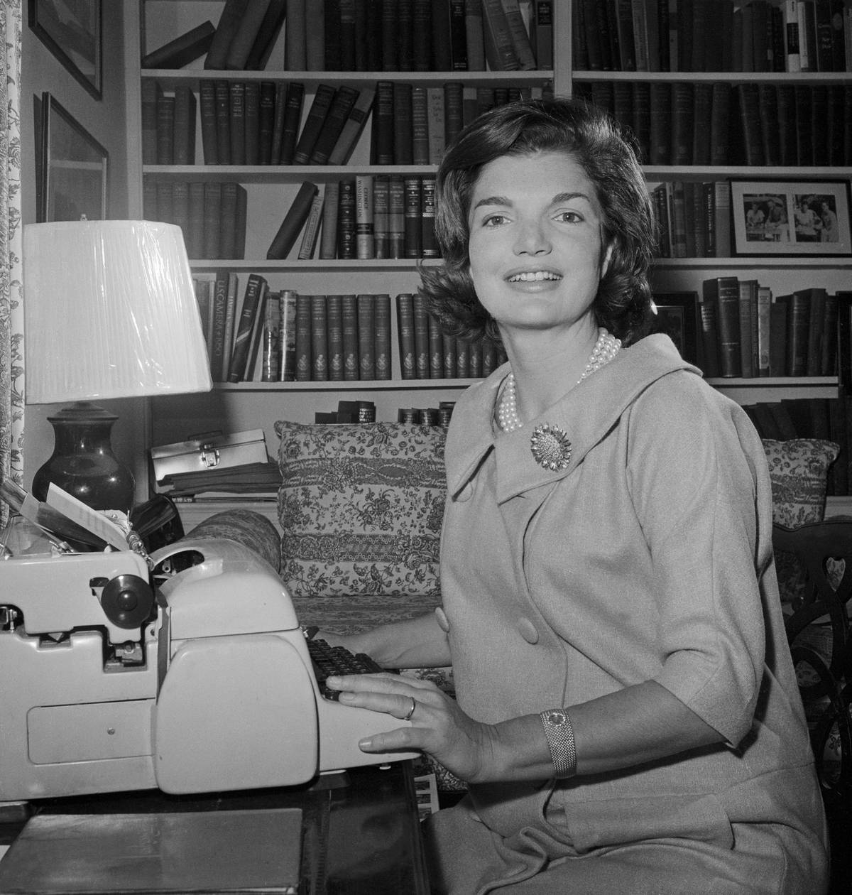 Jacqueline Kennedy Typing Weekly Column