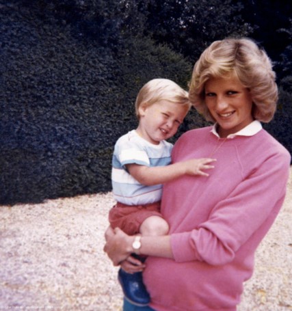 Princess Diana Prince William And Prince Harry