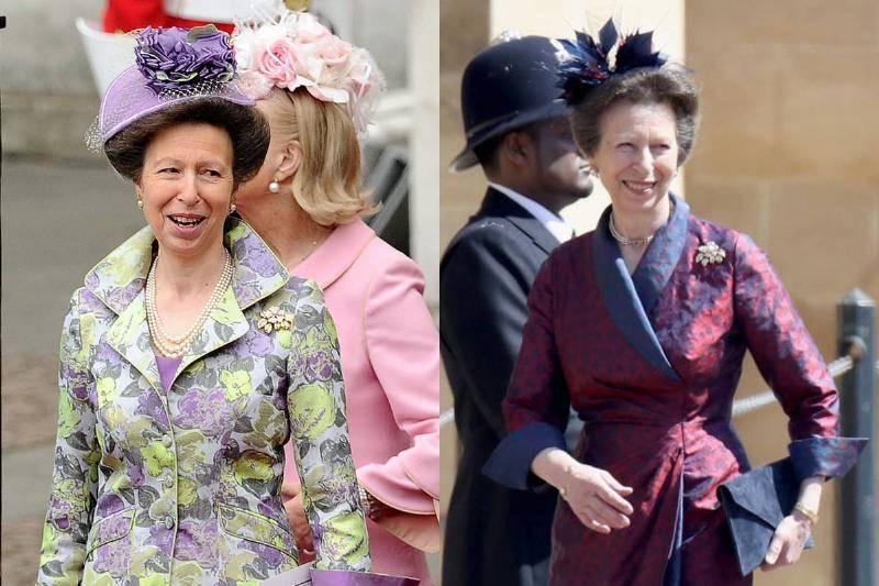 Princes Anne Royal Wedding Outfits