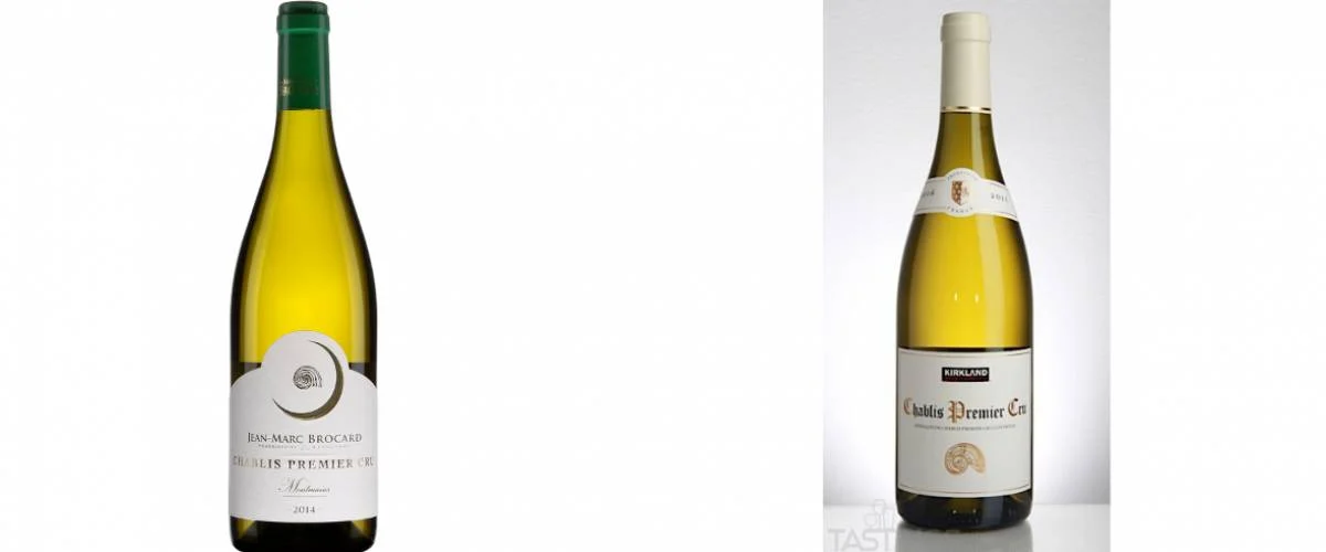 Jean-Marc Brocard chablis and Kirkland Signature Chablis Premier Cru